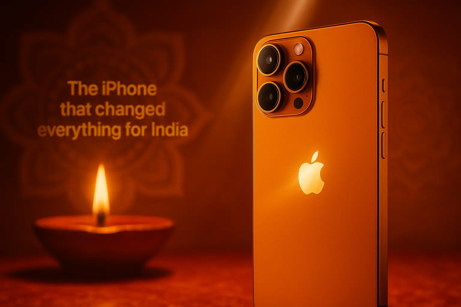 iPhone 17 Pro को केसरिया रंग में देख उड़ जाएंगे होश! Apple ने भारत के लिए बनाया खास फ़ोन?*