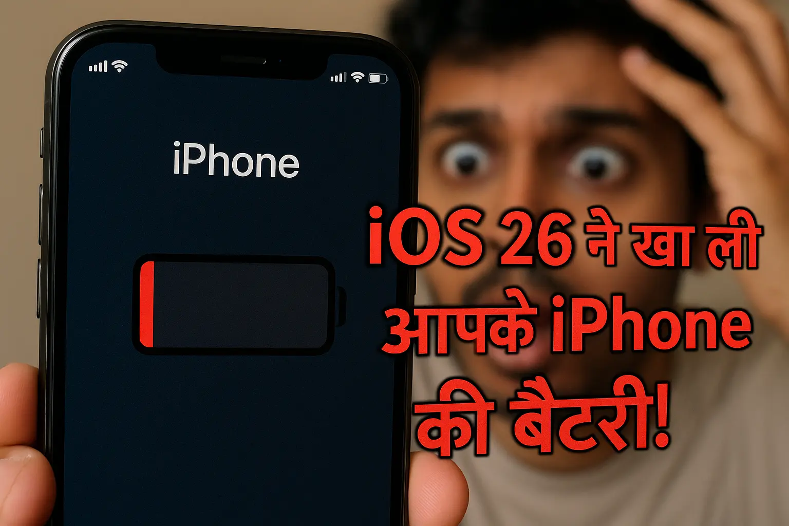 iOS 26 ने रुला दिया! लाखों iPhone यूजर्स की बैटरी हुई ‘गायब’, क्या है इसका उपाय?